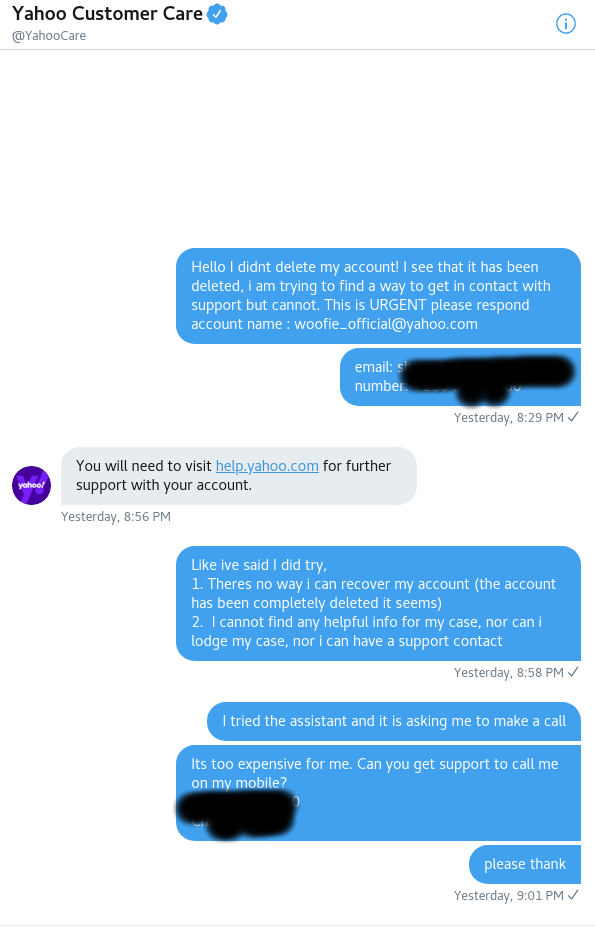 How Yahoo Deleted My Email Account And There Was Literally