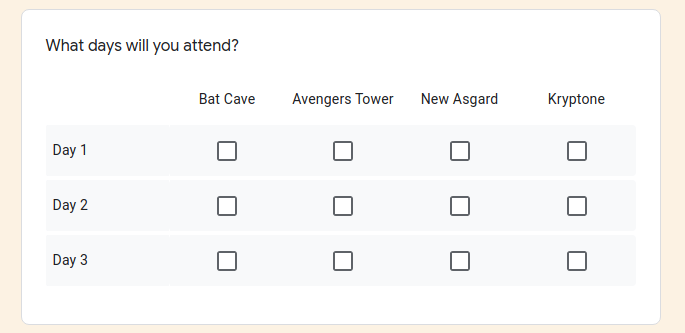 Extract of the Virtual DevCon registration form