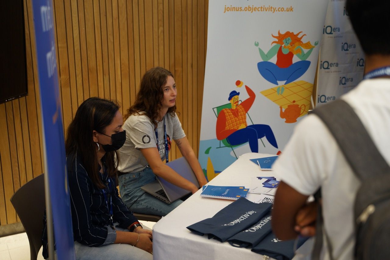 Objectivity booth, Photo by Arwin Neil Baichoo