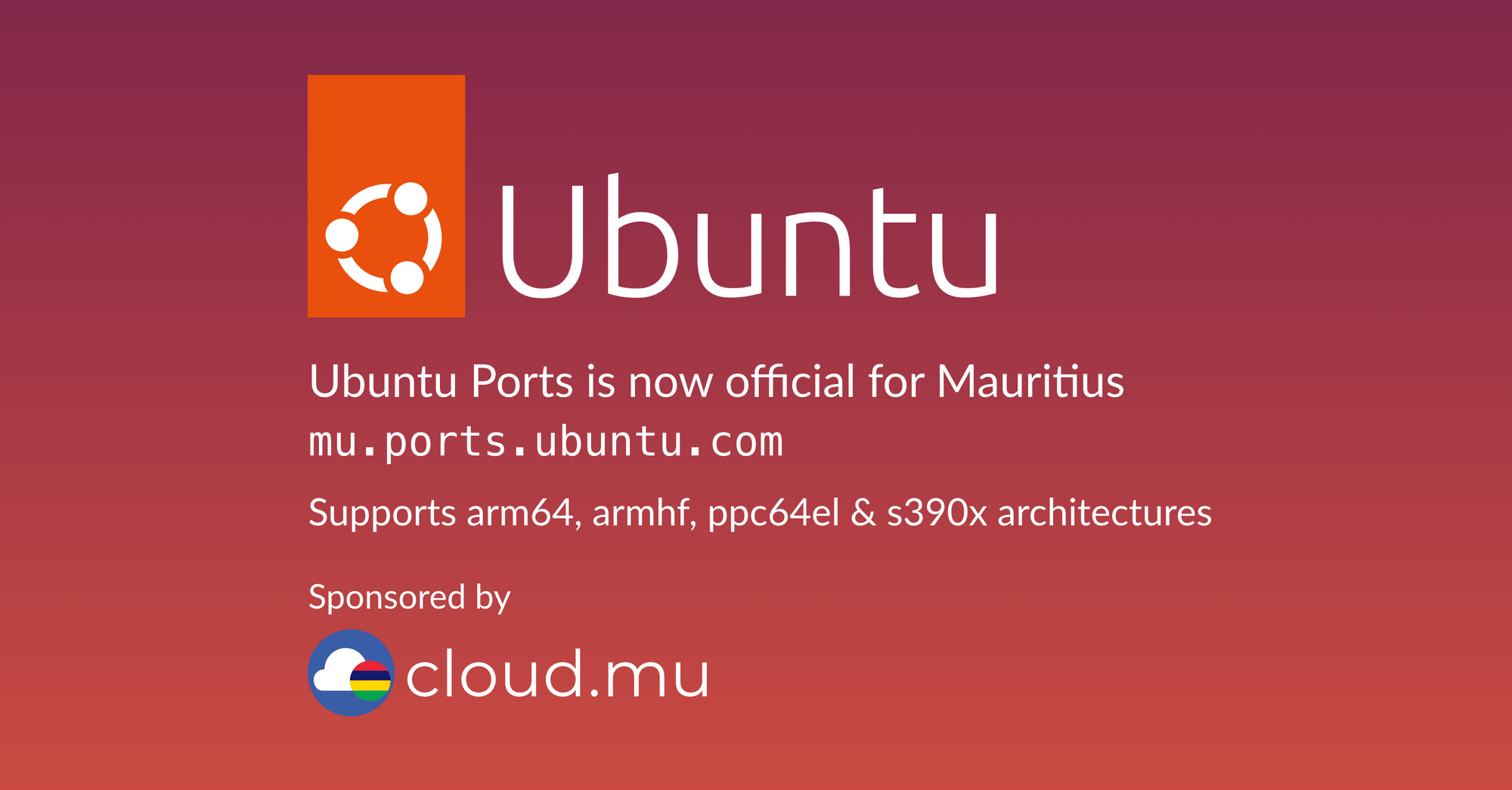 Ubuntu Ports mirror for Mauritius officialised
