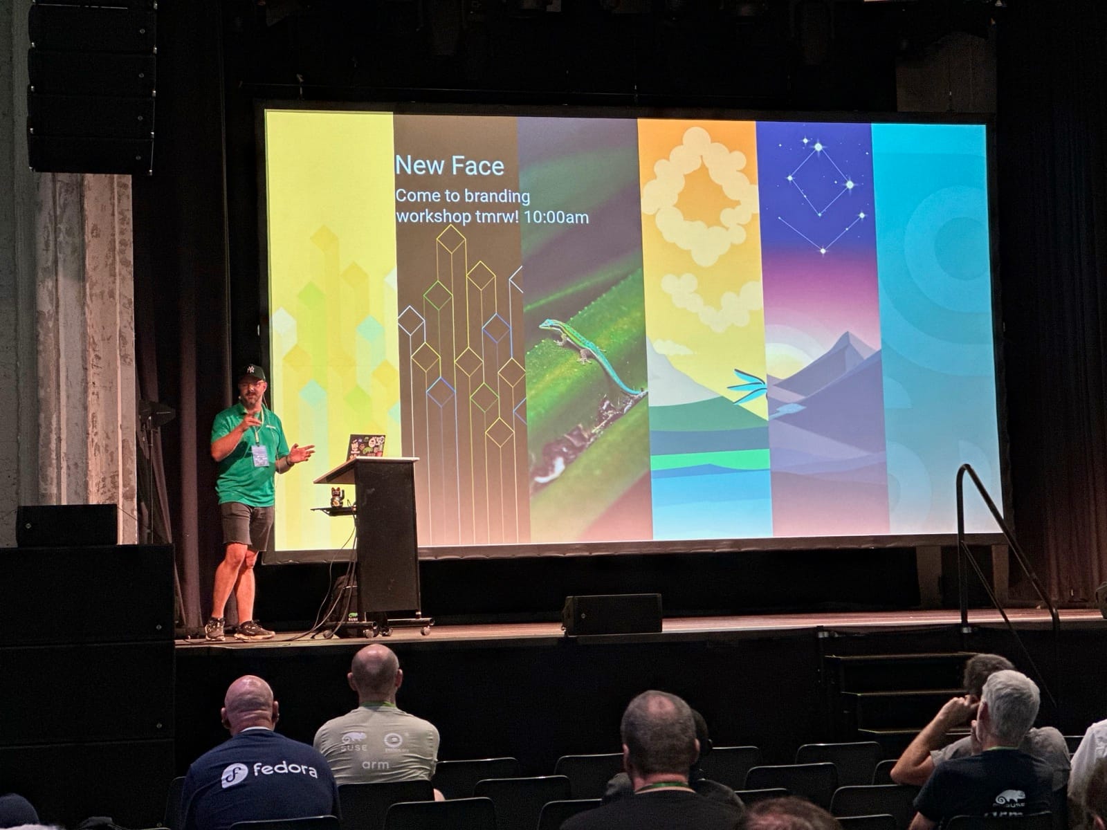 Luboš Kocman unveils the Leap 16.0 wallpaper